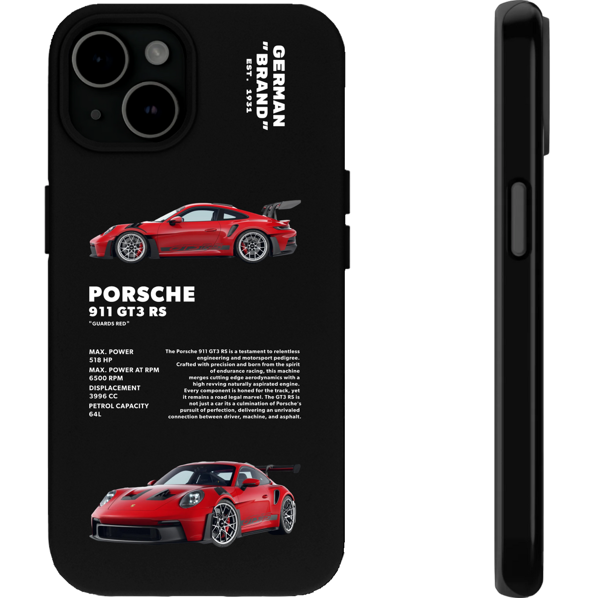 PORSCHE GT3 RS PHONE CASES - COBIK