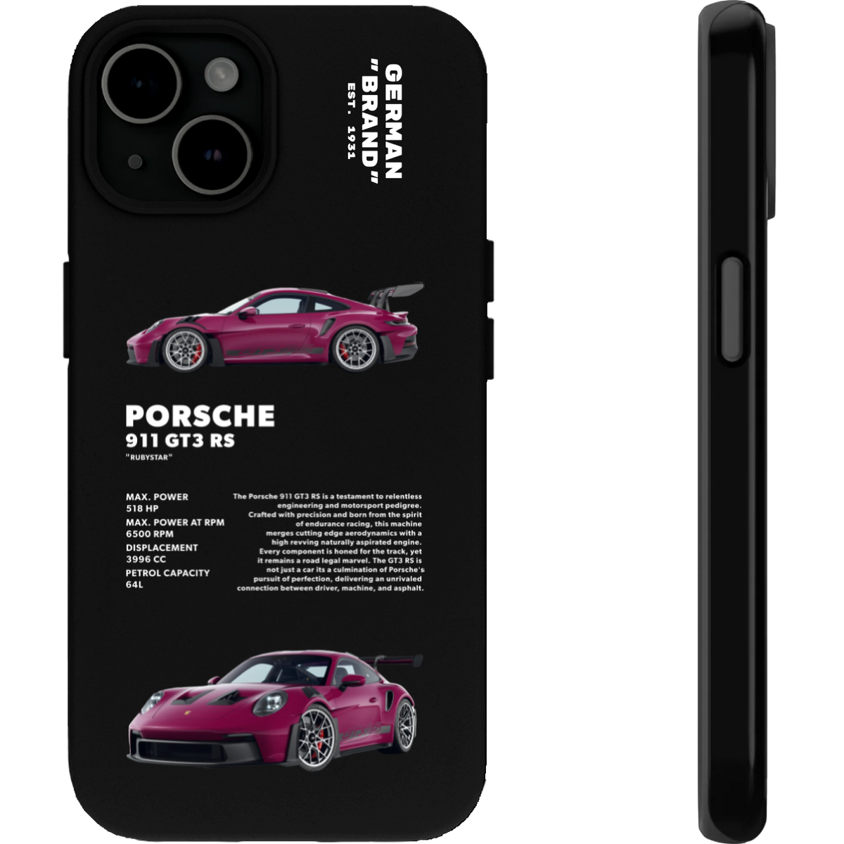 PORSCHE GT3 RS PHONE CASES - COBIK
