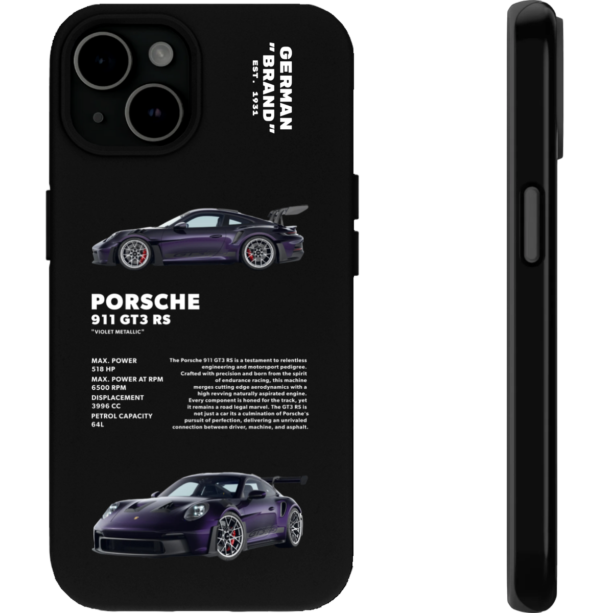 PORSCHE GT3 RS PHONE CASES - COBIK