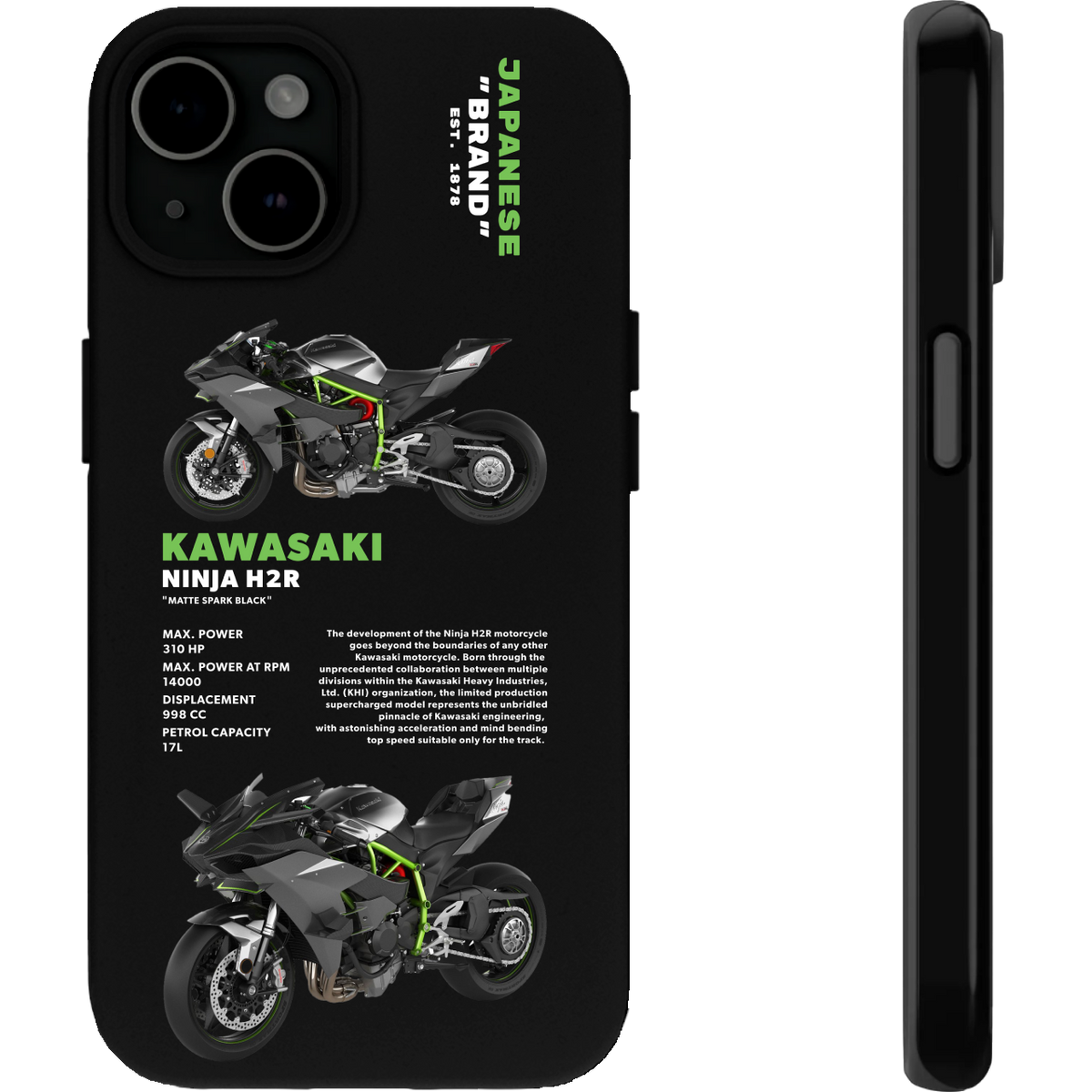 KAWASAKI NINJA H2R PHONE CASES - COBIK